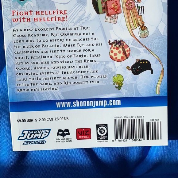 Anime Comics Blue Exorcist Volume 3 Fuimation By Kazue Kato ExcellentCondition - Picture 8 of 11